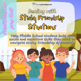 No Prep Middle School Friendship Boundaries Unit for Small