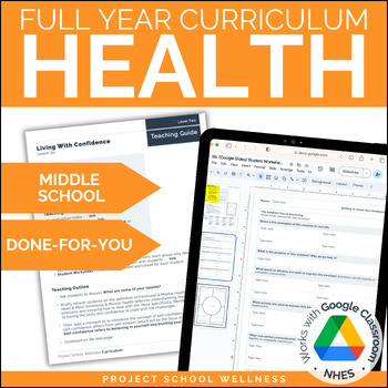 Preview of Full Year Middle School Health Curriculum | Skills-Based Health Education