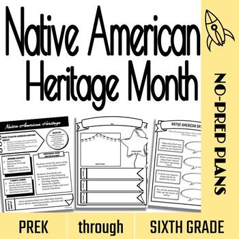 Preview of No-Prep Native American Heritage Lessons