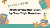 No Prep One-Digit by Two-Digit Multiplication with Area Model