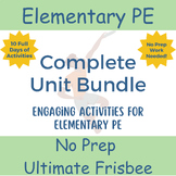 No Prep PE: Complete Ultimate Frisbee Curriculum Unit Bund