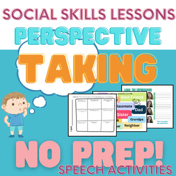 Preview of No Prep Perspective Taking Lesson & Activities - Thinking About Others