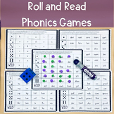 No Prep Phonics Games |  Roll and Read