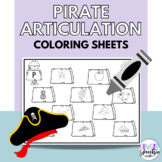 No Prep Pirate Articulation Coloring: All Sounds
