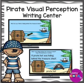 Preview of Occupational Therapy Pirate Handwriting Practice & Visual Perception Activity
