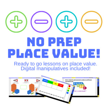 Preview of No Prep Place Value! Interactive Resource