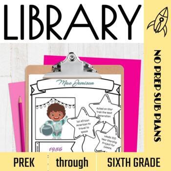 Preview of No-Prep Library Lessons for Any Book