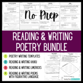 Teaching Poetry Unit - Reading & Writing Poems - Packet, A