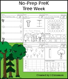 No-Prep PreK Spring Learning: Tree Week