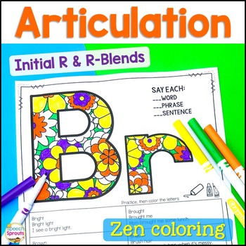 Preview of R Blends & Initial R Articulation Speech Therapy Activities
