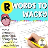 R Articulation Stories - R Sound Activities for Speech Therapy