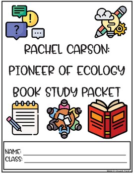 Preview of No Prep Rachel Carson Non-Fiction Close Reading ELA Book Study Packet