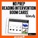 No Prep Reading Intervention BLENDS Boom Cards™️ Digital a