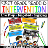 1st Grade No Prep Reading Intervention Binder