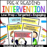 Pre-K Reading Intervention Binder | No-prep pre-k assessme