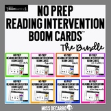 No Prep Reading Intervention Boom Cards™ Bundle Science of