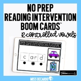 No Prep Reading Intervention R-Controlled Vowels Boom Cards™️