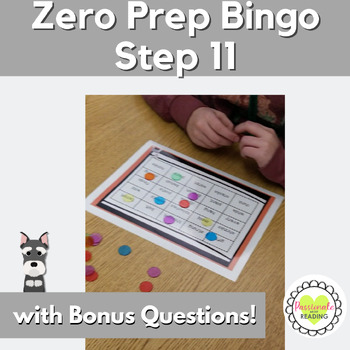 Preview of Lo Prep Reading System Step 11 Bingo Game (more i, e, y vowel work)- FUN Review!