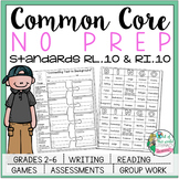 No Prep Reading and Writing - Standard 10 - includes tests
