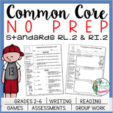 No Prep Reading and Writing - Standard 2 - includes tests 