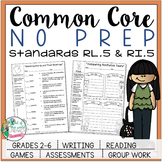 No Prep Reading and Writing - Standard 5 - includes tests 