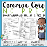 No Prep Reading and Writing - Standard 6 - includes tests 
