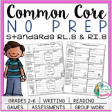No Prep Reading and Writing - Standard 8 - includes tests 