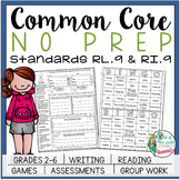 No Prep Reading and Writing - Standard 9 - includes tests 