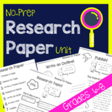 No-Prep Research Paper Unit