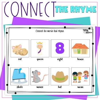 rhyming words for speech therapy