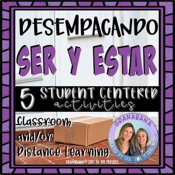 Preview of No Prep! SER y ESTAR Unpacking Conjugations | 5 Student Centered Activities