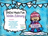 No Prep SNOW Much Fun Winter Literacy - First Grade
