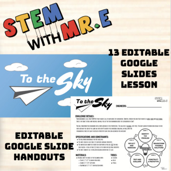 Preview of No Prep STEM Bundle: The Paper Airplane Challenge