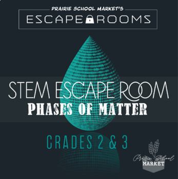 Preview of No-Prep STEM Escape Room -Science-Phases of Matter-2nd grade STEM Activities