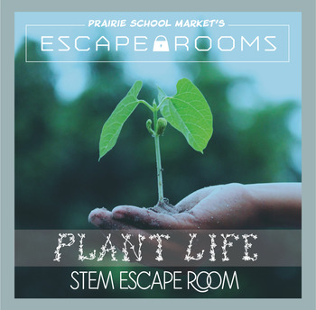 Preview of No-Prep STEM Escape Room - Science - Plant Life Basics -3rd-5th grade Activities