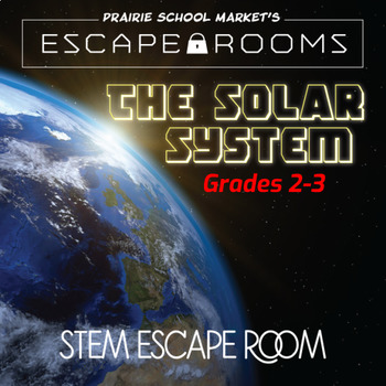 Preview of No-Prep STEM Escape Room - Science - Solar System -2nd 3rd Grade Activities