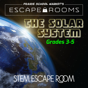 Preview of No-Prep STEM Escape Room -Science-Solar System-3rd 4th 5th grade Science Digital