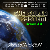 No-Prep STEM Escape Room -Science-Solar System-3rd 4th 5th