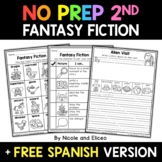 No Prep Second Grade Fantasy Fiction Writing - Distance Learning