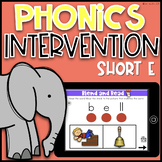 Short E Phonics Games | Digital Phonics Intervention | Int