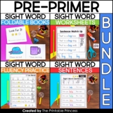 Kindergarten Sight Word Practice Bundle | No Prep Sight Wo