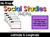 No Prep Social Studies Centers: Latitude and Longitude