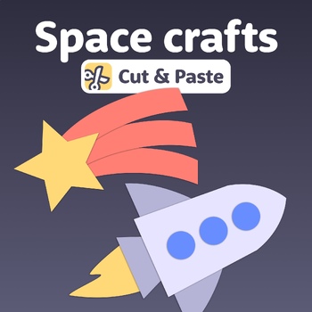Preview of No Prep Space Crafts | Pre-k, Kindergarten, & 1st Grade Outer Space Activities