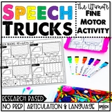 No Prep Speech & Language Activity: Fine Motor Trucks