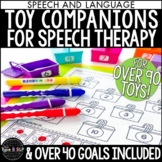 No Prep Speech Therapy Toy and Game Companion Worksheets |