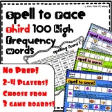 No Prep Spell to Race Game- 3rd 100 High Frequency Words
