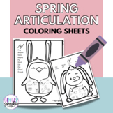 No Prep Spring Articulation Coloring: All Sounds
