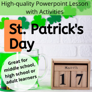 Preview of No Prep - St. Patrick's Day PPT with Activities and Quiz