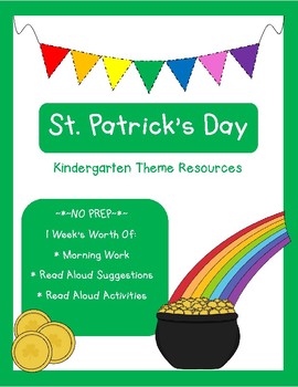 Preview of No Prep St. Patrick's Day Theme Resources