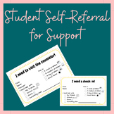Student Self-Referral for Counselor, Social Worker, or Ind